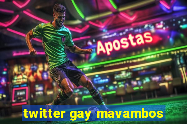 twitter gay mavambos